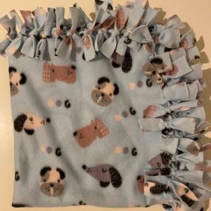 Blankie Dogs (Blue Background)