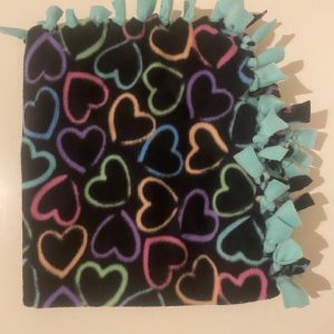 Blankie Coloured Hearts