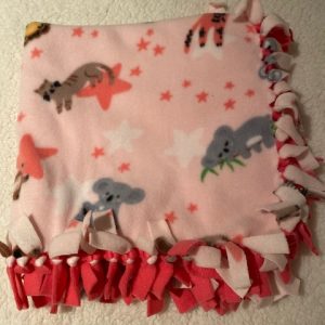 Blankie Pink Animals
